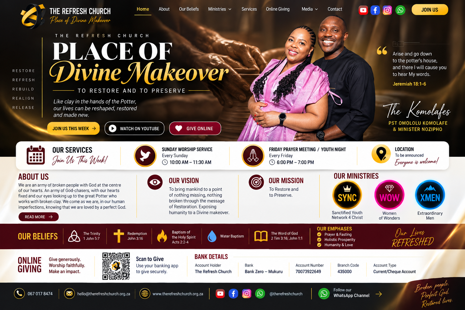 The Refresh Church — Place of Divine Makeover